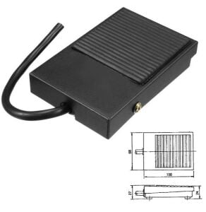 Fs-1 Ayak Pedalı Metal Korumasız 20 cm kablolu 250v 15a (LF-10 / MPD-1500 / AP-1)