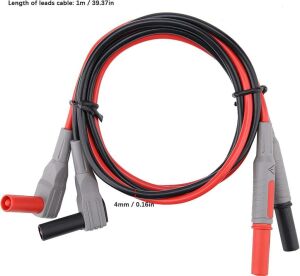 P1300C 16 parça  Çok Işlevli Değiştirilebilir Multimetre Probu Test ölçüm Kablo kiti