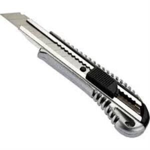 POWERMASTER 18X0.5MM ALÜMİNYUM GÖVDE METAL MAKET BIÇAĞI