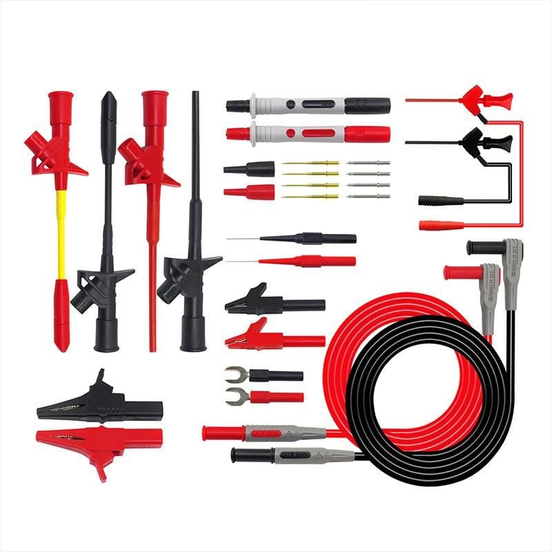 P1300F 26 parça  Çok Işlevli Değiştirilebilir Multimetre Probu Test ölçüm Kablo kiti