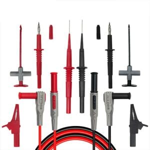 P1305B 10 parça  Çok Işlevli Değiştirilebilir Multimetre Probu Test ölçüm Kablo kiti