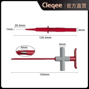 P1305B 10 parça  Çok Işlevli Değiştirilebilir Multimetre Probu Test ölçüm Kablo kiti