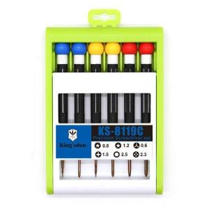 KS 8119C Kingsdun 6 Parça Tornavida Seti  KS8119C