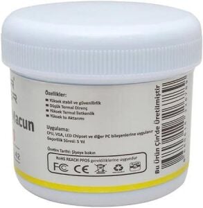 SİLİCON GRES 100 gr   ISI İLETİCİ  TERMAL MACUN PWR-4100