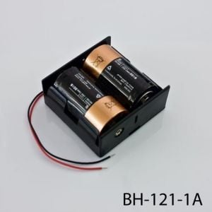 AK-BH-121-1A  2xD D-SİZE PİL YUVASI KABLOLU (ALTKY)