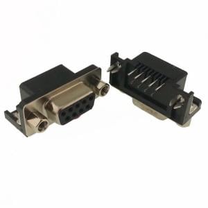 09 LU D-SUB DİŞİ 90° PCB TİP  KONNEKTÖR 215-09F