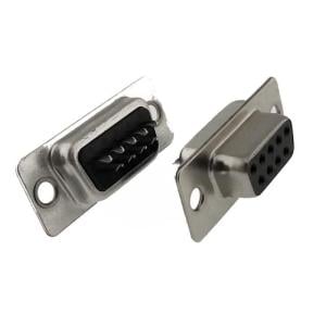 D-Sub Dişi Konnektör 9 Lu 2 Sıra DB9 Lehim Tip (1adet)