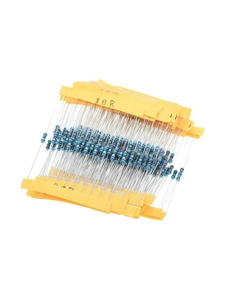 DİRENÇ SET 10R-1MR 1/4 W 300 ADET 30 ÇEŞİT  %1 METAL FILM ŞEFFAF ÇANTADA