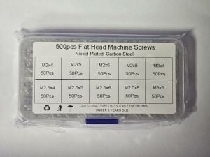 10 ÇEŞİT 500 ADET M2-M3 VİDA (X139) GÜMÜŞ RENK SET