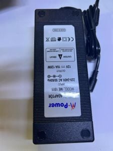 SMPS ADAPTÖR 12V DC 10A   Switchmode LAPTOP TİP M-POWER