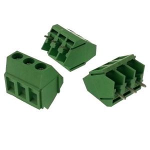 1/2 45° PCB TİP KLEMENS YEŞİL DT103-02 2 li