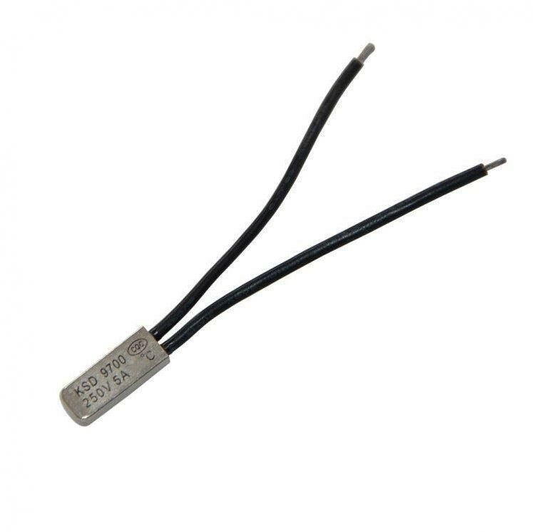 Termostat 140° Kapalı Kontak Metal Kablolu 5 AMP