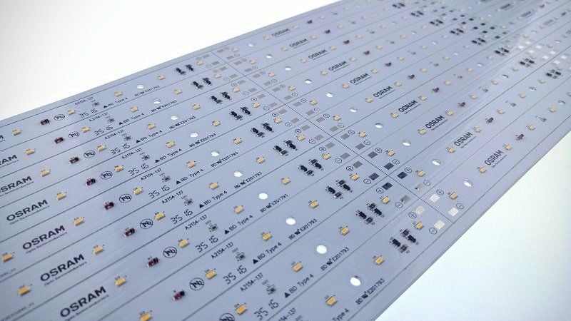 Led Bar Modül Günışığı Osram Smd 24v 50Cm 21 Led 3000k LNR-AL1-16X500-D28X21-V24-30 (5 adet fiyatı)