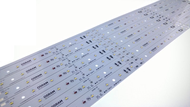 Led Bar Modül Beyaz Osram Smd 24v 50Cm 21 Led 3000k LNR-AL1-16X500-D28X21-V24-65 (5 adet fiyatı)
