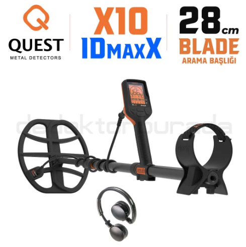 X10 IDmaxX Dedektör + Kulaklık (Avantajlı Paket)