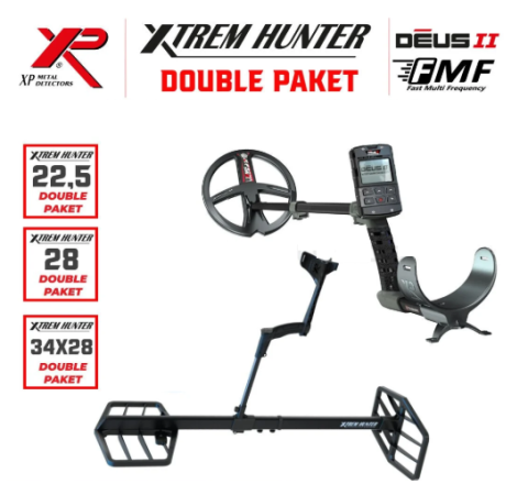 Xtrem Hunter Dedektör - DOUBLE PAKET ( KULAKLIKSIZ )