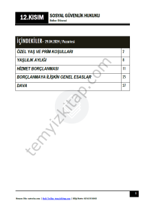 Sosyal Güvenlik Hukuku 23-24 Bahar 12