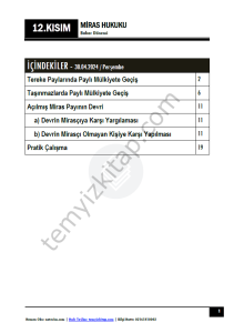 Miras Hukuku 23-24 Bahar 12