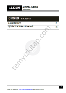 Anayasa Hukuku 23-24 Bahar 13