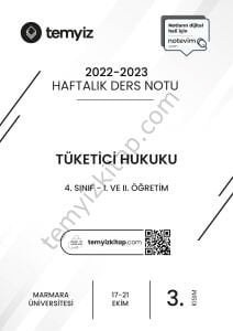 Tüketici Hukuku 22-23 Güz 3