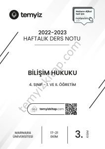 Bilişim Hukuku 22-23 Güz 3