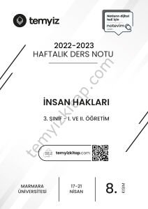 İnsan Hakları 22-23 Bahar 8