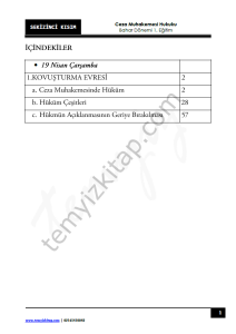 Ceza Muhakemesi Hukuku 1.Öğretim 22-23 Bahar 8