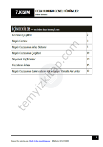 Ceza Hukuku Genel Hükümler 1.Öğretim Çift ve 2.Öğretim 23-24 Bahar 7