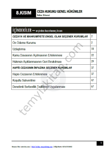 Ceza Hukuku Genel Hükümler 1.Öğretim Çift ve 2.Öğretim 23-24 Bahar 8