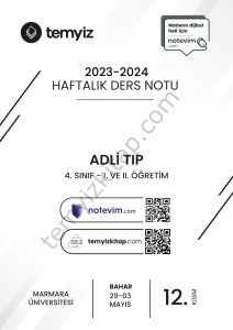 Adli Tıp 23-24 Bahar 12