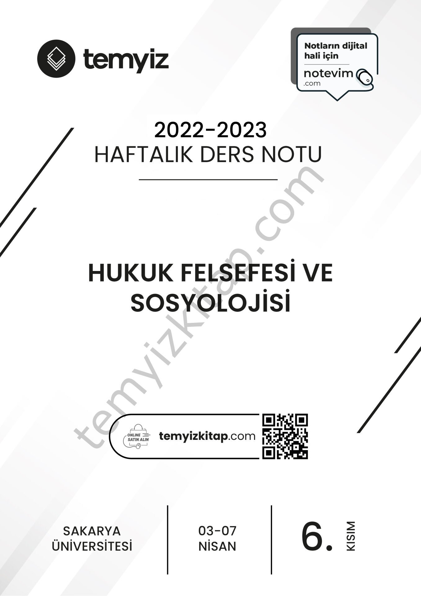 Sakarya Üniversitesi Hukuk Felsefesi 22-23 Bahar 6