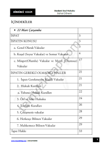 Sakarya Üniversitesi Medeni Usul Hukuku 22-23 Bahar 4