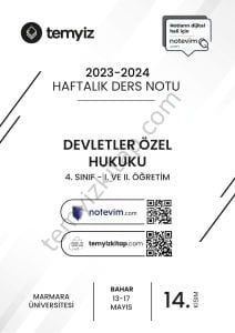 Devletler Özel Hukuku 23-24 Bahar 14