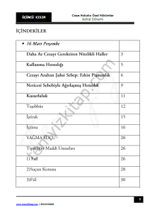 Sakarya Üniversitesi Ceza Hukuku Özel Hükümler 22-23 Bahar 3