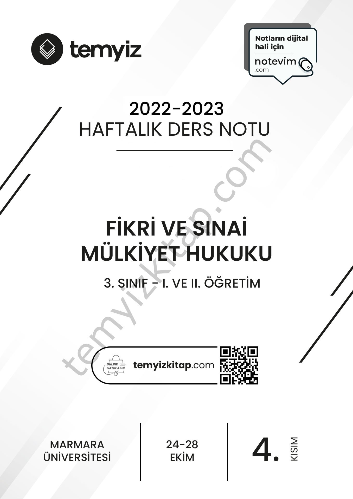 Fikri ve Sınai Mülkiyet Hukuku 22-23 Güz 4