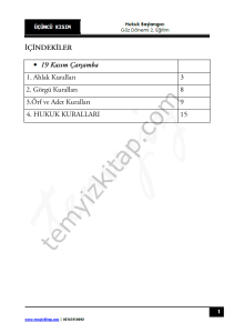 Hukuk Başlangıcı 2.Öğretim 22-23 Güz 3