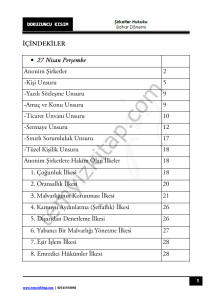 Kocatepe Üniversitesi Şirketler Hukuku 22-23 Bahar 9