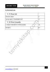 Borçlar Hukuku Genel Hükümler 22-23 Bahar 9
