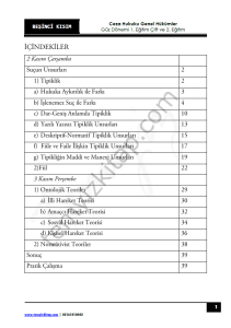 Ceza Hukuku Genel Hükümler 1.Öğretim Çift ve 2.Öğretim 22-23 Güz 5