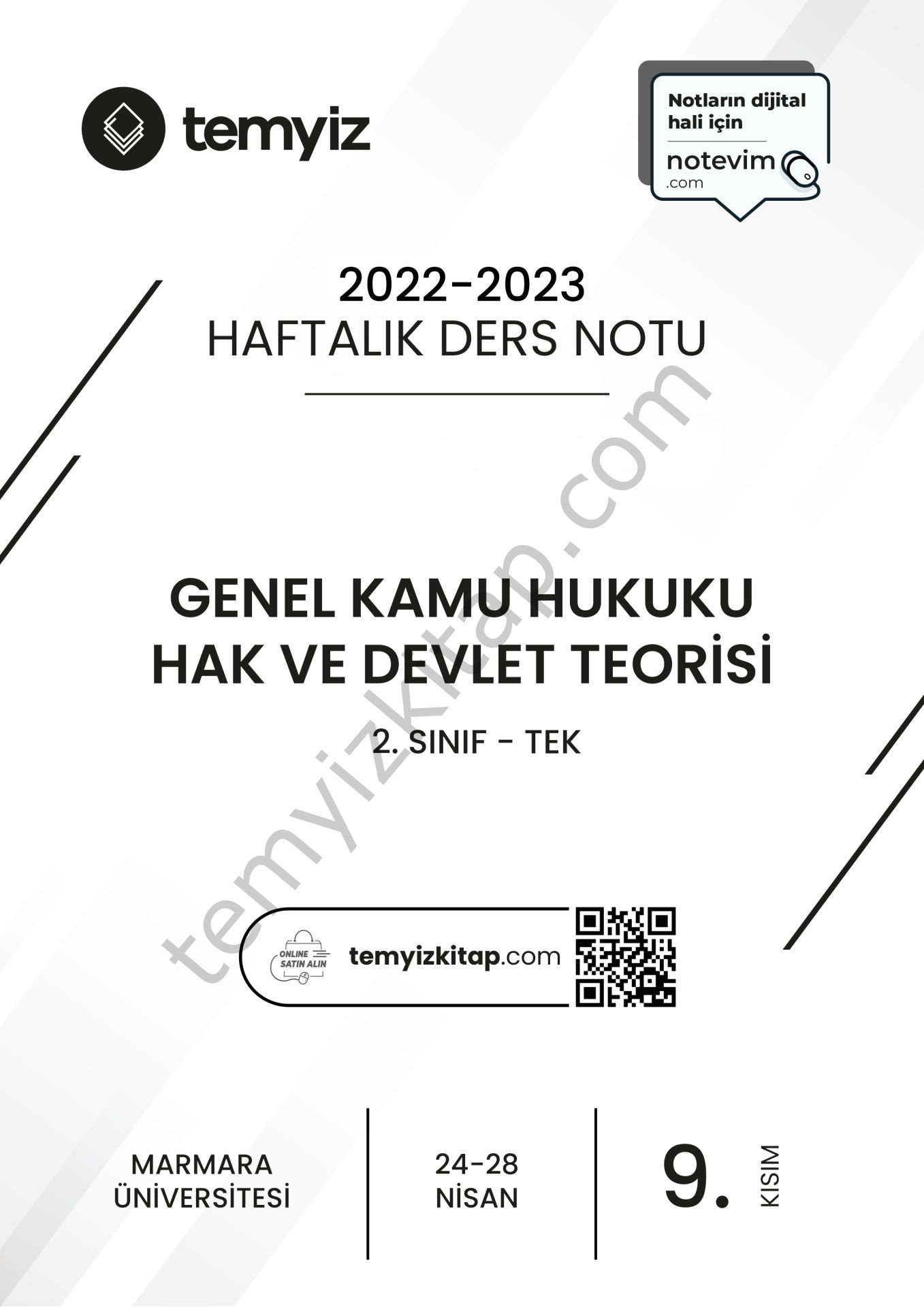 GKH Hak ve Devlet Teorisi TEK 22-23 Bahar 9