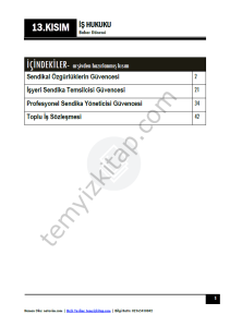 İş Hukuku 23-24 Bahar 13