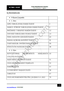 Ceza Muhakemesi Hukuku 1.Öğretim 22-23 Güz 6