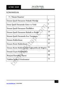 İcra ve İflas Hukuku 1.Öğretim 22-23 Güz 6