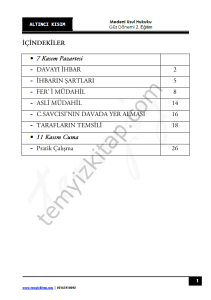 Medeni Usul Hukuku 2.Öğretim 22-23 Güz 6