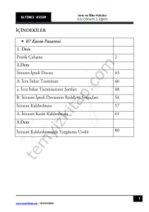 İcra ve İflas Hukuku 2.Öğretim 22-23 Güz 6