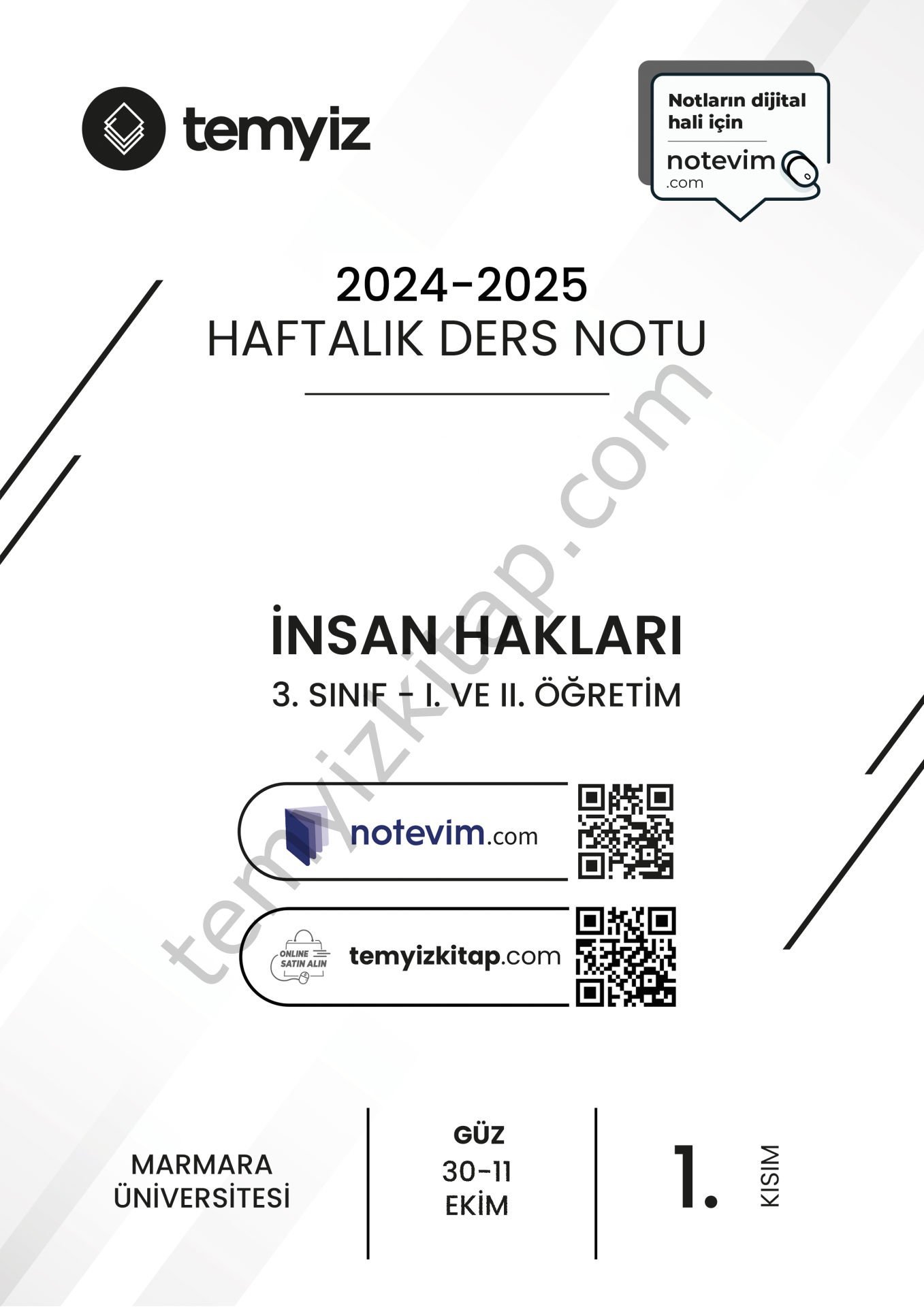 İnsan Hakları 24-25 Güz 1
