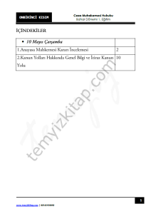 Ceza Muhakemesi Hukuku 1.Öğretim 22-23 Bahar 11
