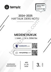 Medeni Hukuk 24-25 Güz 3