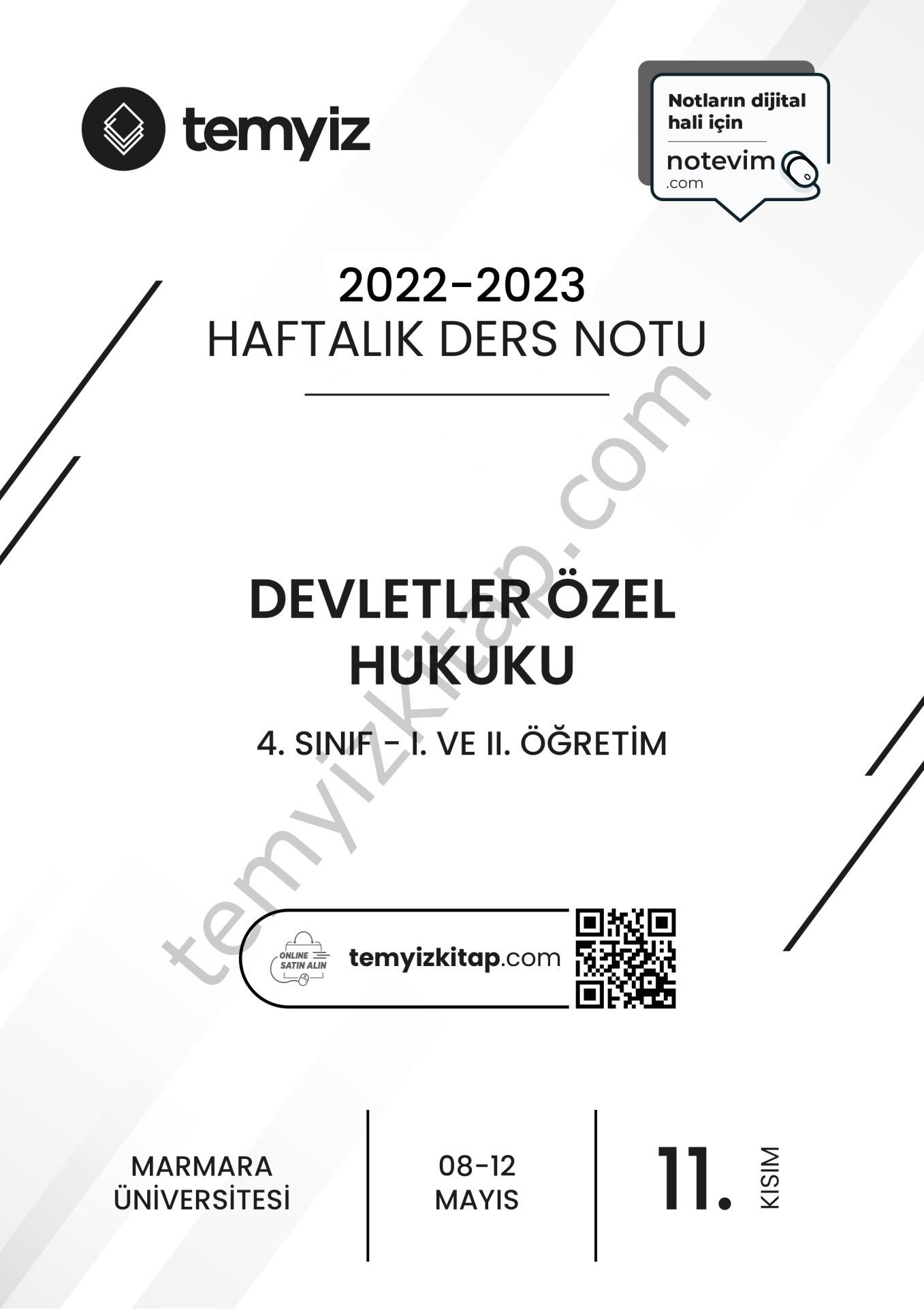 Devletler Özel Hukuku 22-23 Bahar 11