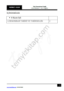 Türk Demokrasi Tarihi 22-23 Güz 6